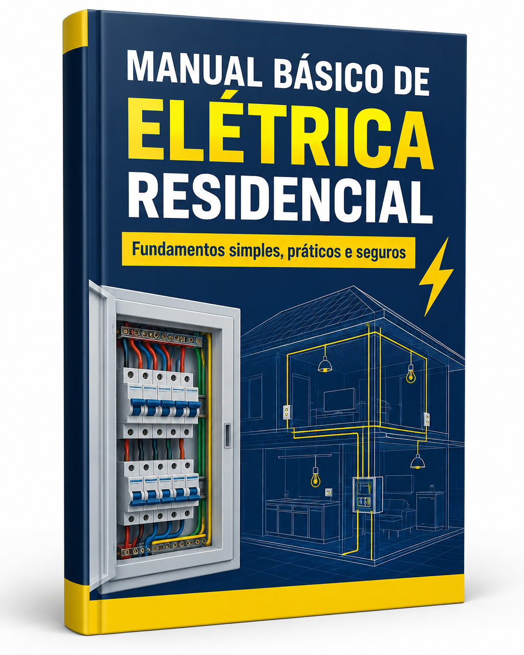 Capa do eBook Manual Básico de Elétrica Residencial